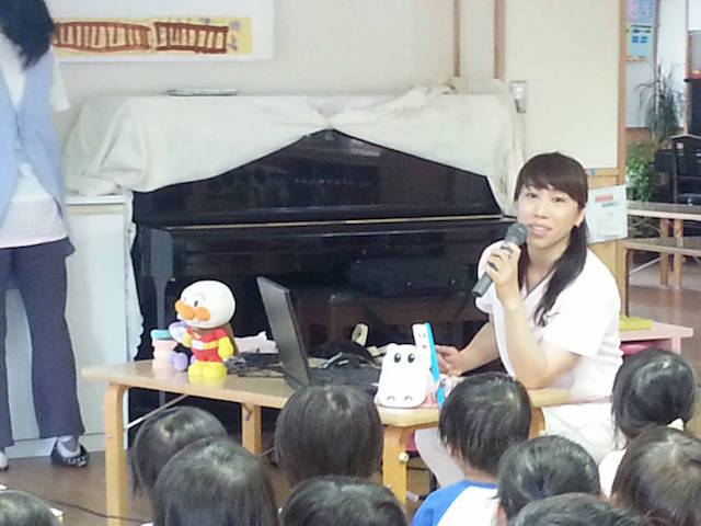 歯科予防デー　吉岡保育園　柴垣歯科医院