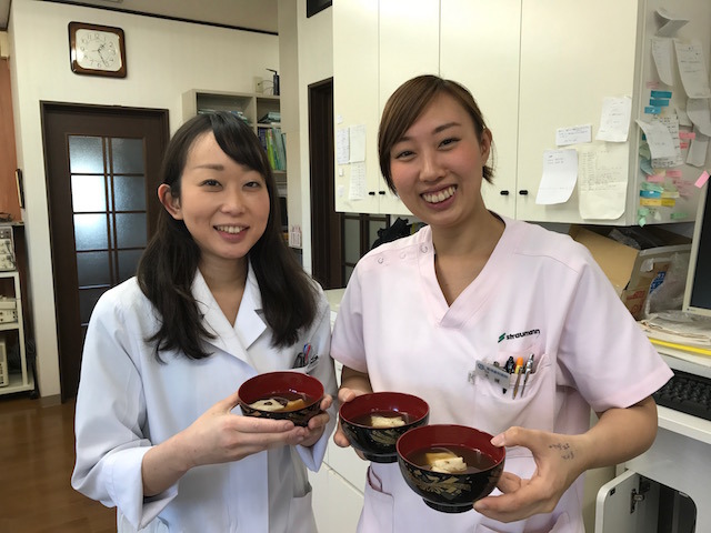 鏡開きのおしるこ　柴垣歯科医院
