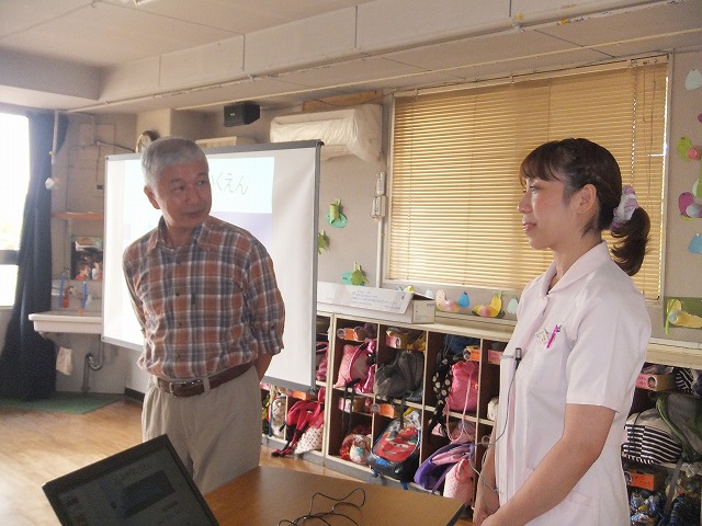 吉岡保育園虫歯予防デー　柴垣歯科医院