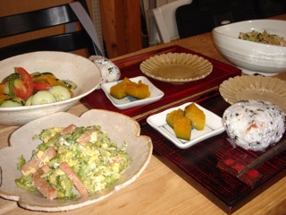 発表準備前のランチ