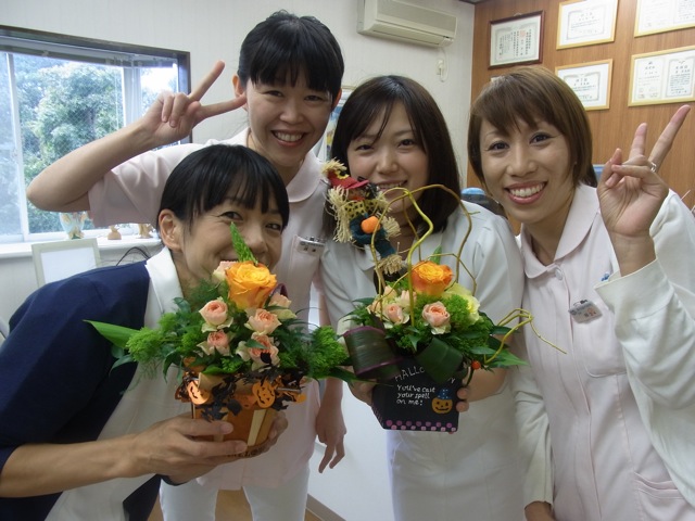 柴垣歯科医院　ハロウィン準備