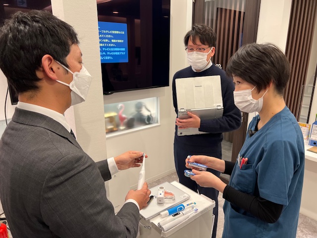 綾瀬市海老名市柴垣歯科医院　院内勉強会　Oral-B 電動歯ブラシ