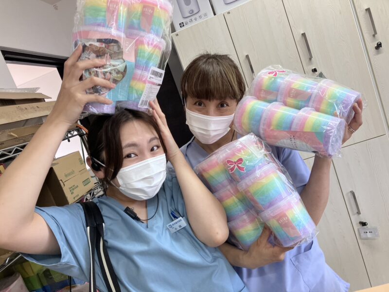 綾瀬市海老名市柴垣歯科医院　綿菓子　