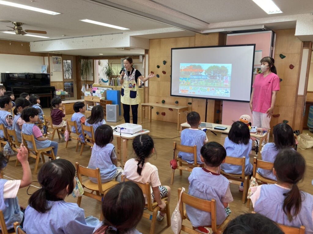 綾瀬市海老名柴垣歯科医院 むし歯予防デー 吉岡保育園