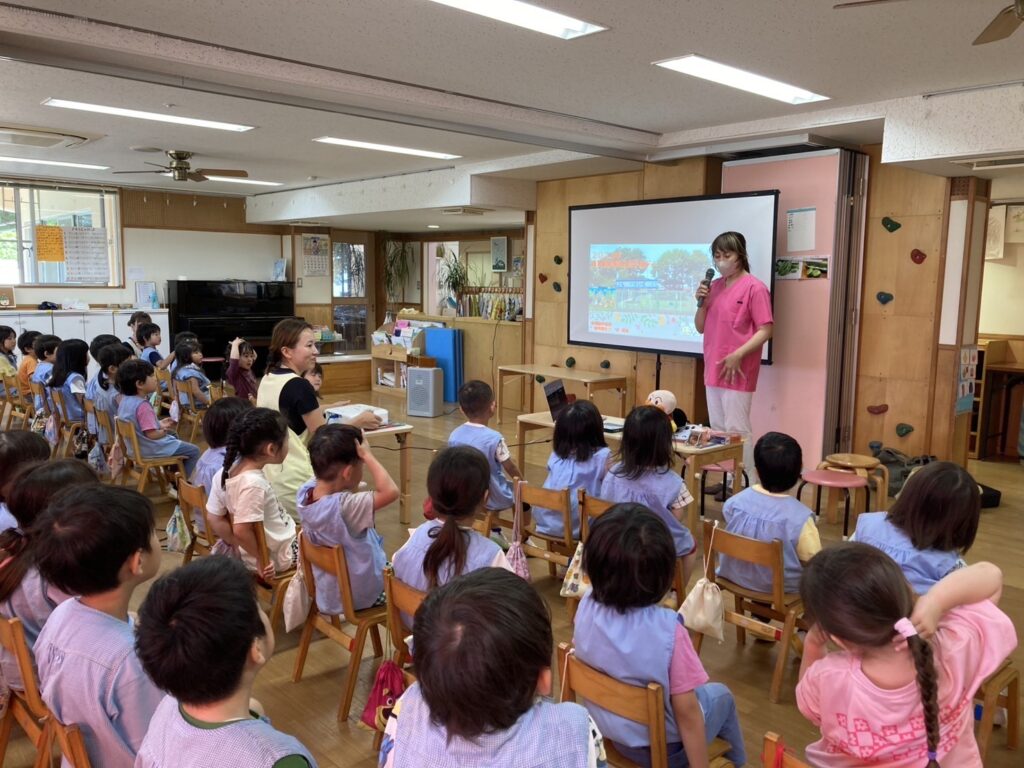 綾瀬市海老名柴垣歯科医院 むし歯予防デー 吉岡保育園