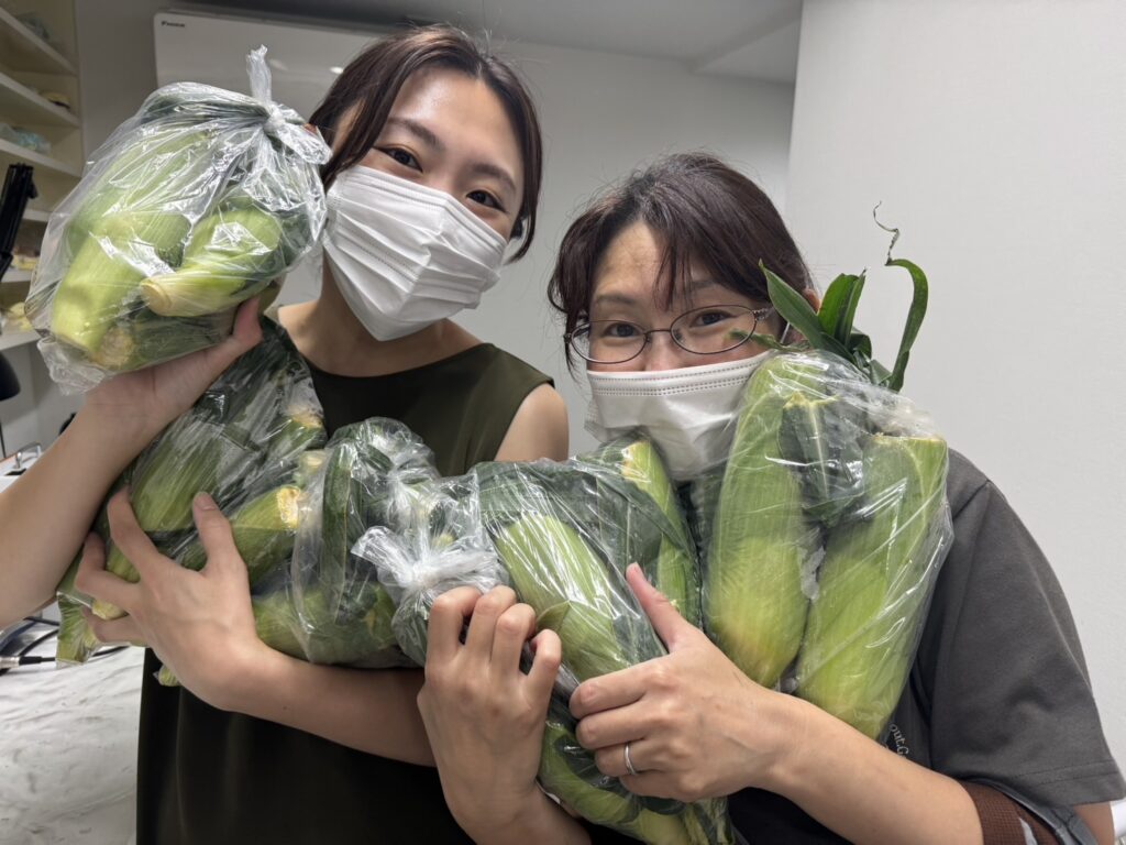 綾瀬市海老名市柴垣歯科医院 とうもろこし