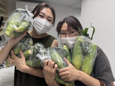 綾瀬市海老名市柴垣歯科医院　とうもろこし
