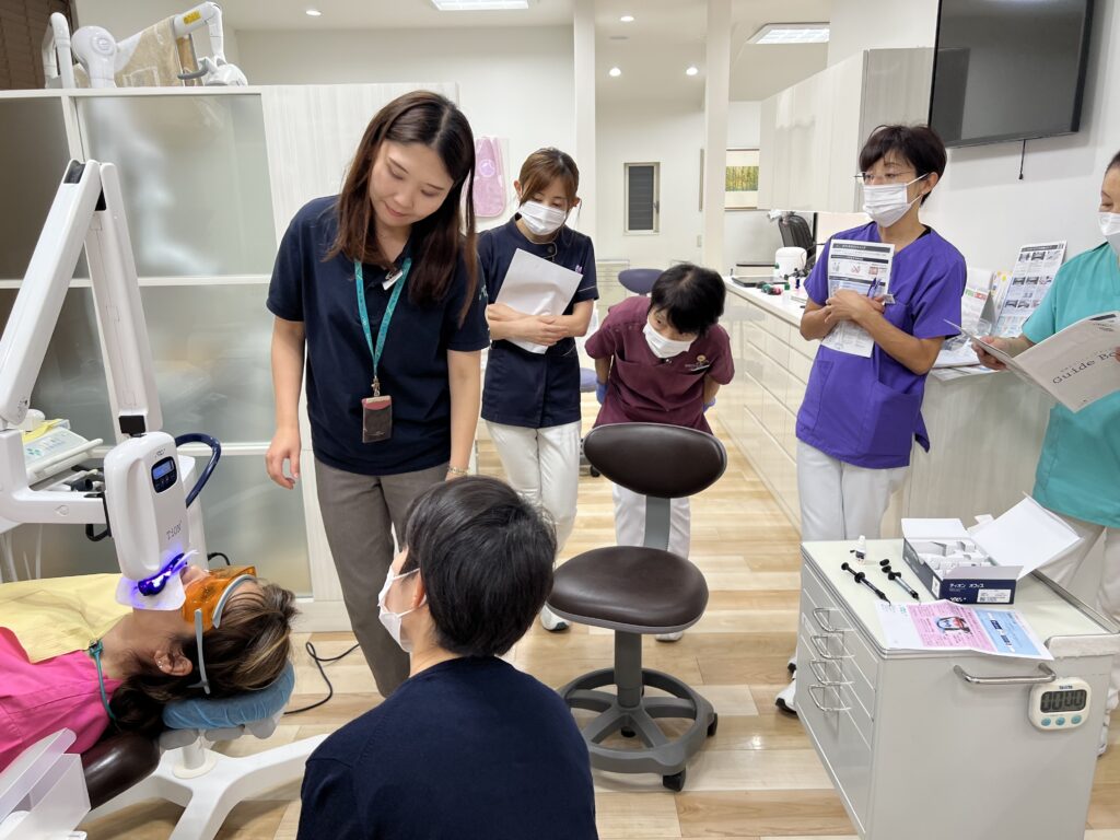 綾瀬市海老名市柴垣歯科医院　院内勉強会　オフィスホワイトニング